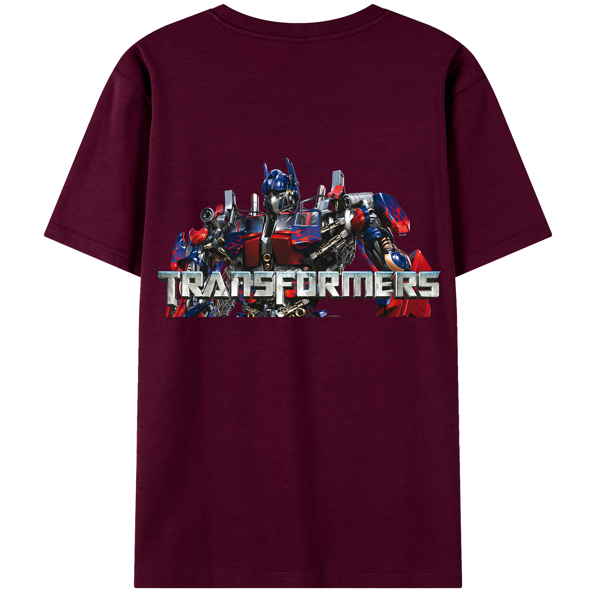 （画像用） Transformers トランスフォーマー レディース半袖Tシャツ(バックプリント)